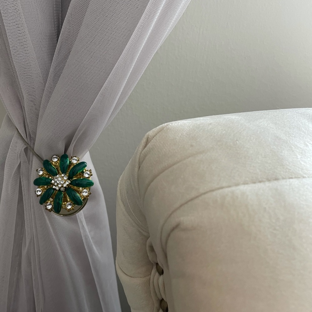 Decorative Curtain Holdback, Set of 2